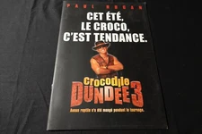 CROCODILE DUNDEE 3 paul hogan Linda Kozlowski cinema press kit