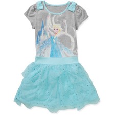 Disney Frozen Girls' Elsa Tutu Dress Extra Small-4/5 