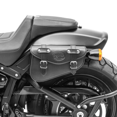 Satteltasche Arizona Triumph Thunderbird Nightstorm schwarz links