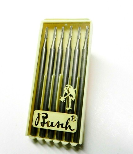 Busch Jewelry Bur Figure 23 Jewelers 007 Cone Square Bur Pack of 6 Burs 0.7mm - Picture 7 of 12