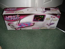 Image of Brand New Ozbozz Light Burst Scooter Pink & White Step On Activated Light System