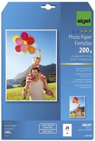 Sigel Inkjet Fotopapier Everyday HochgläNzend 200 G/Qm A4 20 Blatt