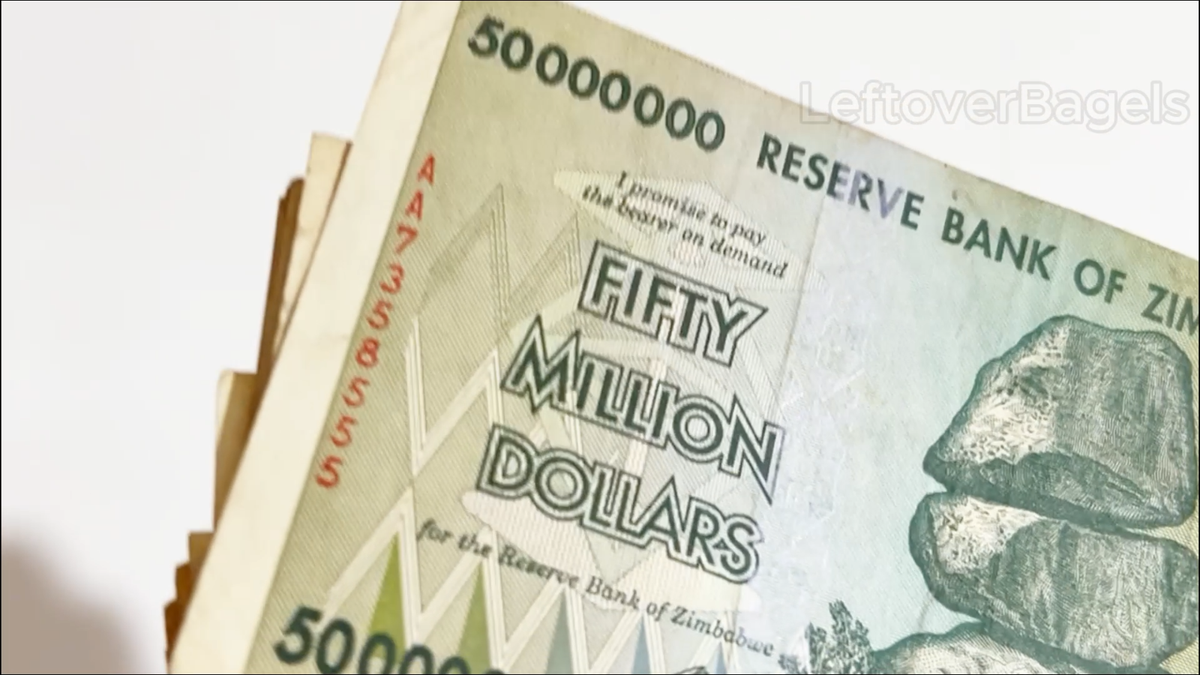 Zimbabwe 50 Million Dollar Bill Banknote Money Currency -Pre Trillion  Inflation | eBay