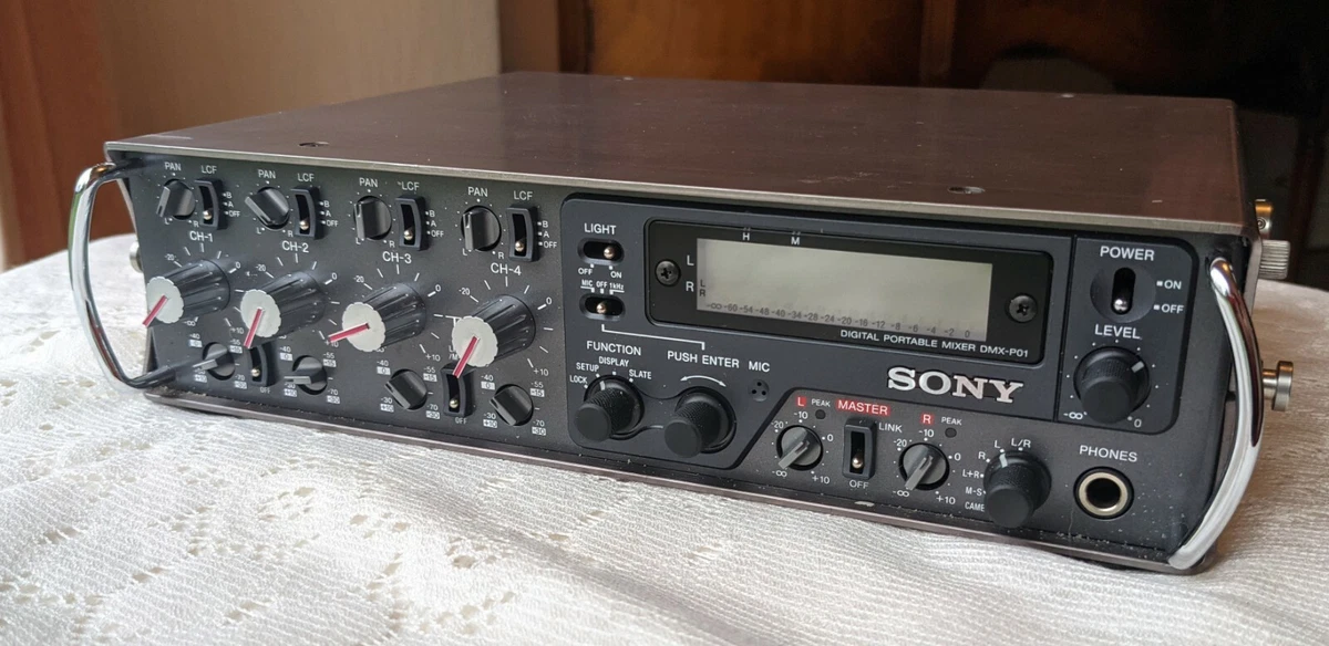 Sony DMX-01 Portable 4-Channel Digital Mixer Used But Good Condition