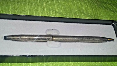 Special award by Parker pen {Cross sterling silver pen-}ball point vintage cross