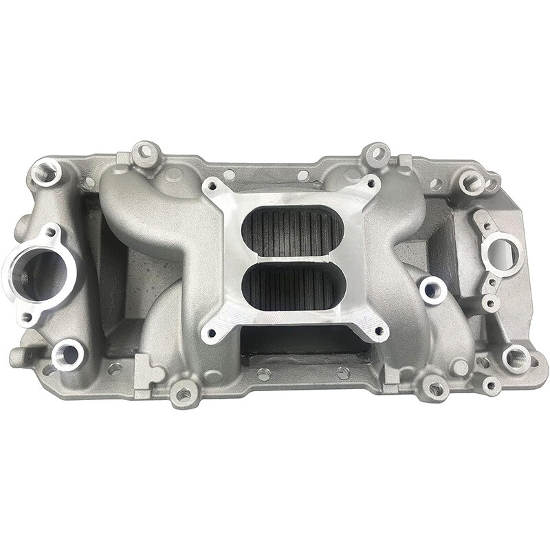 Edelbrock BBC Performer RPM Air-Gap Manifold Rectangle Port - 396-502 Edelbrock BBC Performer RPM Air-Gap Manifold Rectangle Port - 396-502