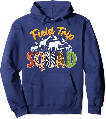 Zoo Field Trip Squad Matching Teacher Students Unisex Hooded Sweatshirt