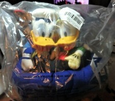 Disney's Donald Duck 65th Anniversary 4 bean bag plush figures Sailor's Hat-New