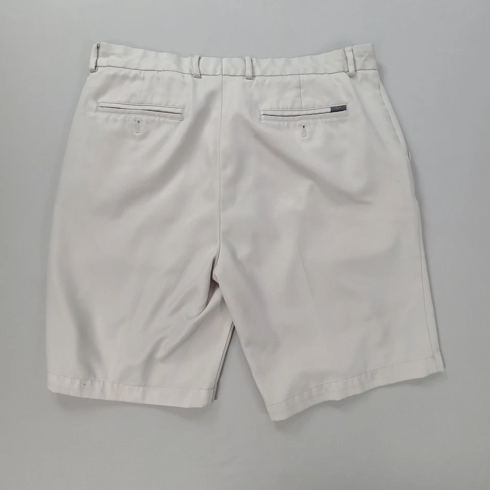 Pantalones Cortos Greg Norman Para Hombre Talla 36 Marrón Caqui Golf Informal Aire Libre Chino Foto 2 de 4