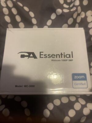 NEW Cyber Acoustics WC-3000 Essential Webcam - 5 Megapixel 30 fps Black USB 1