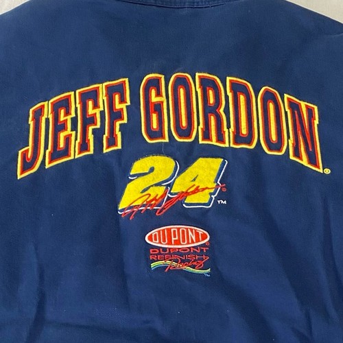 Jeff Gordon 24 Dupont Racing NASCAR Size XL Chase Authentics Full Zip Coat - Picture 16 of 21