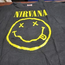 Vintage Nirvana Smiley Flower Sniffin XXL shirt