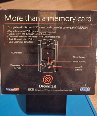 Visual Memory Unit VMU Memory Card - HKT-7000 für Sega Dreamcast in OVP