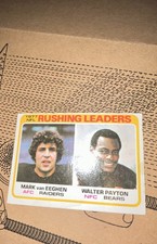 1978 Topps - League Leaders Walter Payton, Mark van Eeghen #333