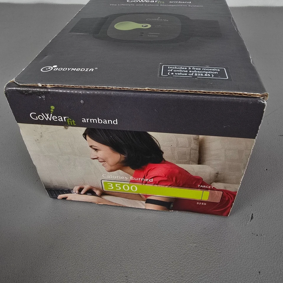 BodyMedia GoWear Fit Brazalete Gimnasio Fitness Salud Calorías Actividad Rastreador/Monitor Foto 3 de 4