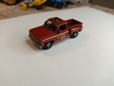 Matchbox 1975 Chevy Chevrolet Stepside Pickup rot Valencia Organic Food MBX ´75