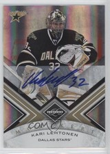 2010-11 Limited Gold Monikers /50 Kari Lehtonen #101 Auto 2d8
