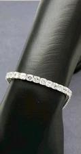 Epiphany Sterling Princess-Cut Tennis Bracelet