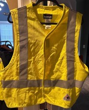 Bulwark Men's FR Hi-Visibility Safety Vest Size M