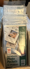 AVERY SELF ADHESIVE PHOTO POCKETS 73723 Polaroid-200 count 20 packs 10 each NEW 