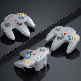 2.4G Wireless N64 Controller Remote Game Pad w/ Rumble Pak for Nintendo N64
