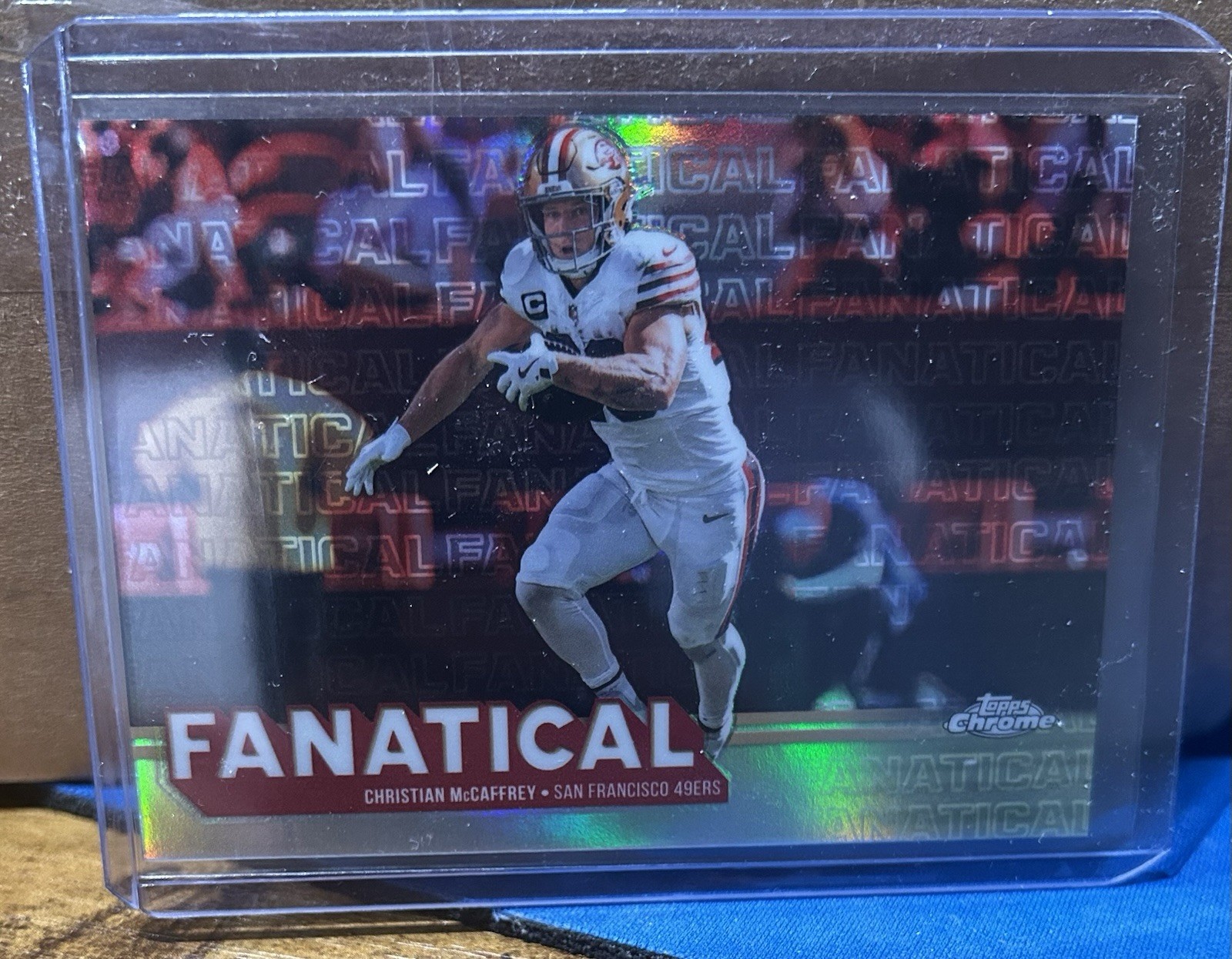 2025 Topps Chrome Fanatical Insert Christian McCaffrey FF-30 49ers