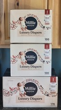 Natural Millie Moon Cloud Touch Disposable Luxury Diapers - Size 1 - Bulk Lot