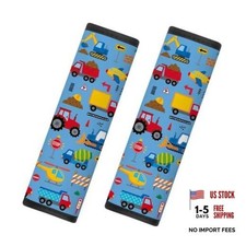 Kids' Soft Car Seat Belt Covers - 2 Pcs - Car Strap Pads for Children