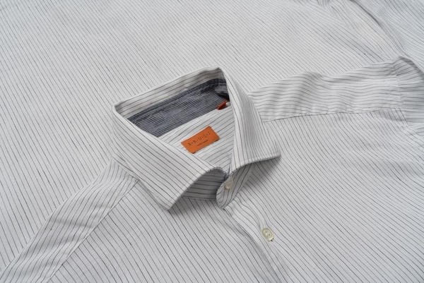Men Bruli Shirt White Cotton 40 /L / 48