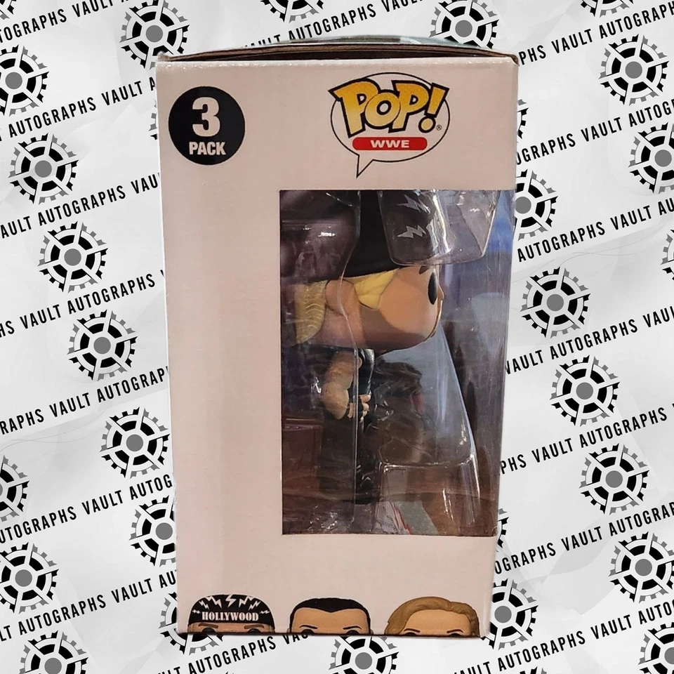 Funko Pop WWE New World Order  Signed by Hollywood  Hulk Hogan & Kevin Nash PSA - Image 3 of 4