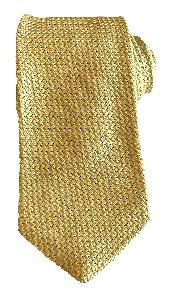 Corbata Ralph Lauren Etiqueta Púrpura Oro Granadina Seda/Inglaterra Hecha a Mano 59” Foto 2 de 4