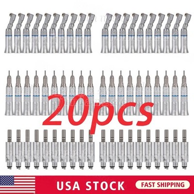 1-20X NSK Style Dental Slow Low Speed Handpiece Straight Contra Angle Motor 4-H