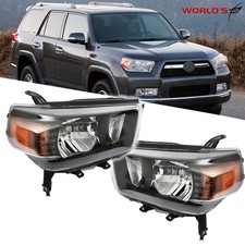 For Toyota 4runner 2010-2013 Headlights Black Bezel Halogen Leftright Side For Toyota 4runner 2010-2013 Headlights Black Bezel Halogen Leftright Side