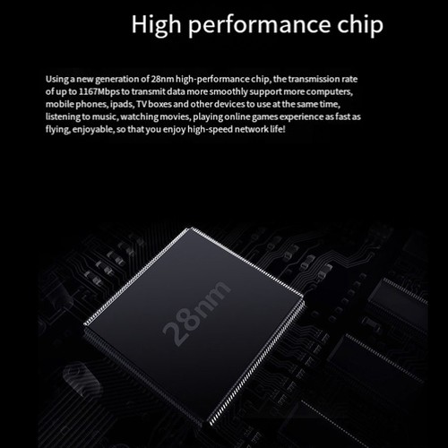 Routeur WIFI Routeur Sans Fil Gigabit Routeur WiFi Bande 2.4G/5G avec 6 An7820 - Afbeelding 5 van 10