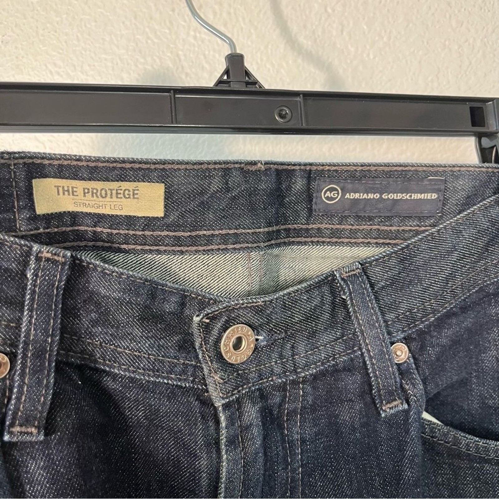 AG Adriano Goldschmied Protege Straight Leg Jeans Blue Size 31 X 34 thumbnail 4