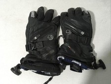SWANY Gloves Womens LARGE TRI-PLEX SX-43 Black Leather Gloves