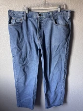 Carhartt Men's Jeans Size 42x30 Relaxed Fit Medium Wash EUC 