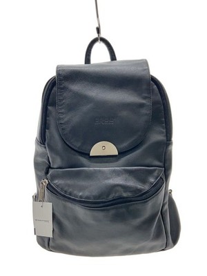 BREE Backpack Leather BLK Plain