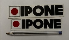 Lot X 2 stickers stickers stickers vintage oil motorcycle Ipone (2 sizes)