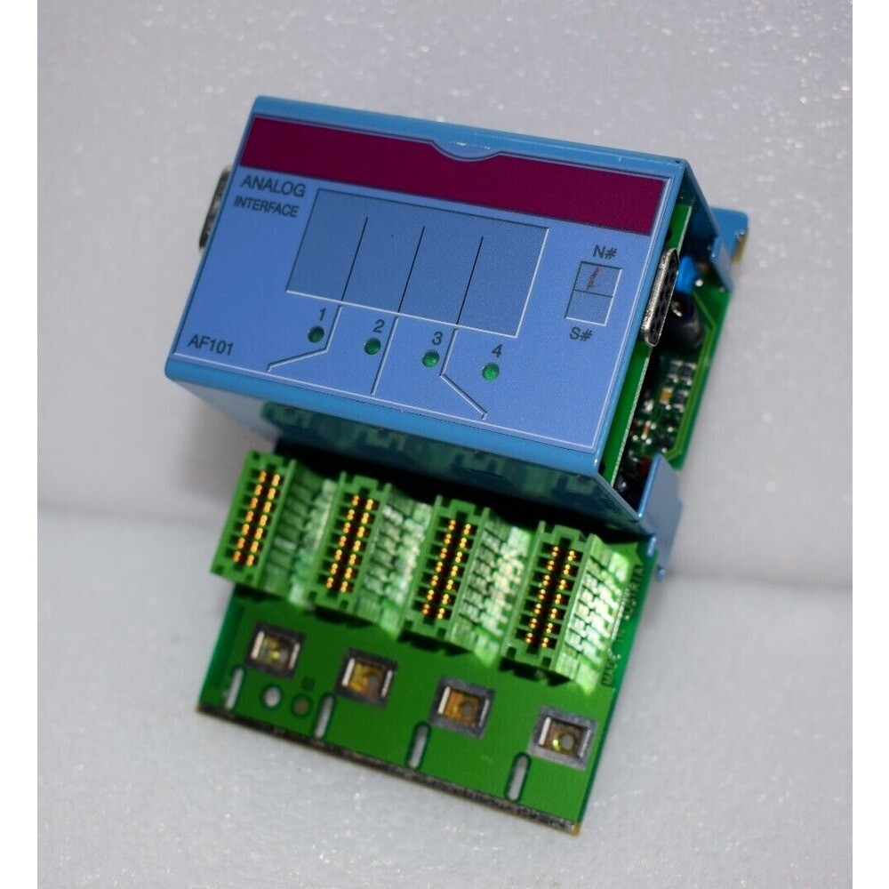 B&R AUTOMATION 7AF101.7 4 SLOT ANALOG INTERFACE MODULE AF101