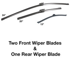 BMW X2 2017 - 2023 Front and Rear Windscreen Wiper Blades