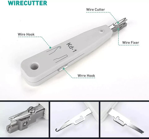 RJ45 Ethernet Network Cat7/6/5 Cable Tester Crimper Stripper Cutter Tool Kit Set - 第 9/15 張圖片