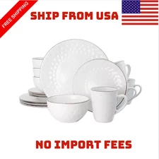 Pearl Stoneware 16-pc. Dinnerware Set NEW IN BOX