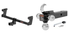 CURT Trailer Hitch Class 3 Multi-Ball Mount w/ Hook & Hitch Lock Tow Kit #13603