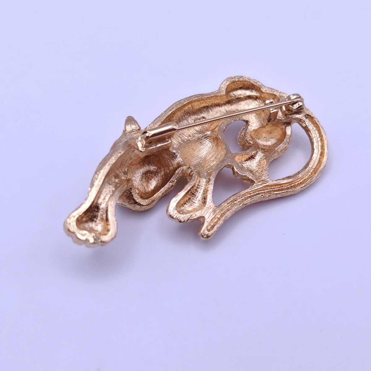 ⭐ Pierre Lang Brosche Anstecknadel Stecker Pin Anhänger Perle Stein Gold 064 ⭐