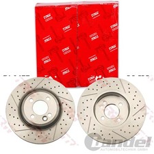 2x TRW BREMSSCHEIBEN 294mm GESCHLITZT/GELOCHT VORNE passend für MINI JCW R50-R58