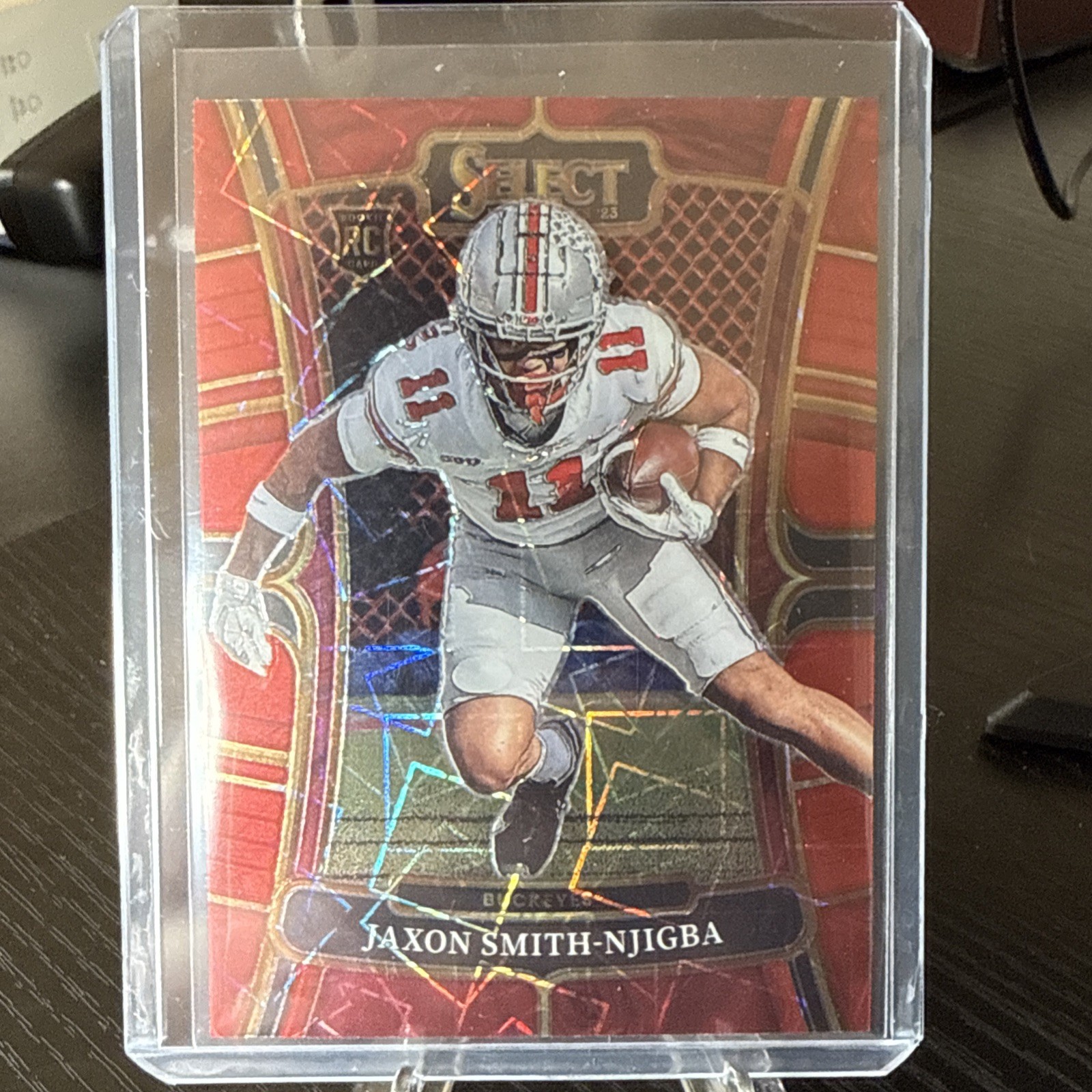 2023 Panini Select Draft Picks JAXON SMITH-NJIGBA Red Laser Color Match RC 🔥 #7