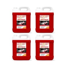 Filo Red Antifreeze Coolant for Car 4x5L - Engine Coolant for Summer & Winter