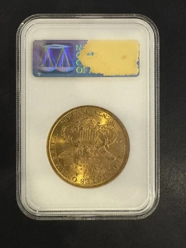 US 1895 Gold $20 20 Dollars NGC MS60 Double Eagle Liberty Head