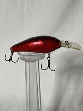 Custom Painted Rapala Fat Rap FR-5 Silent Viper Red Craw